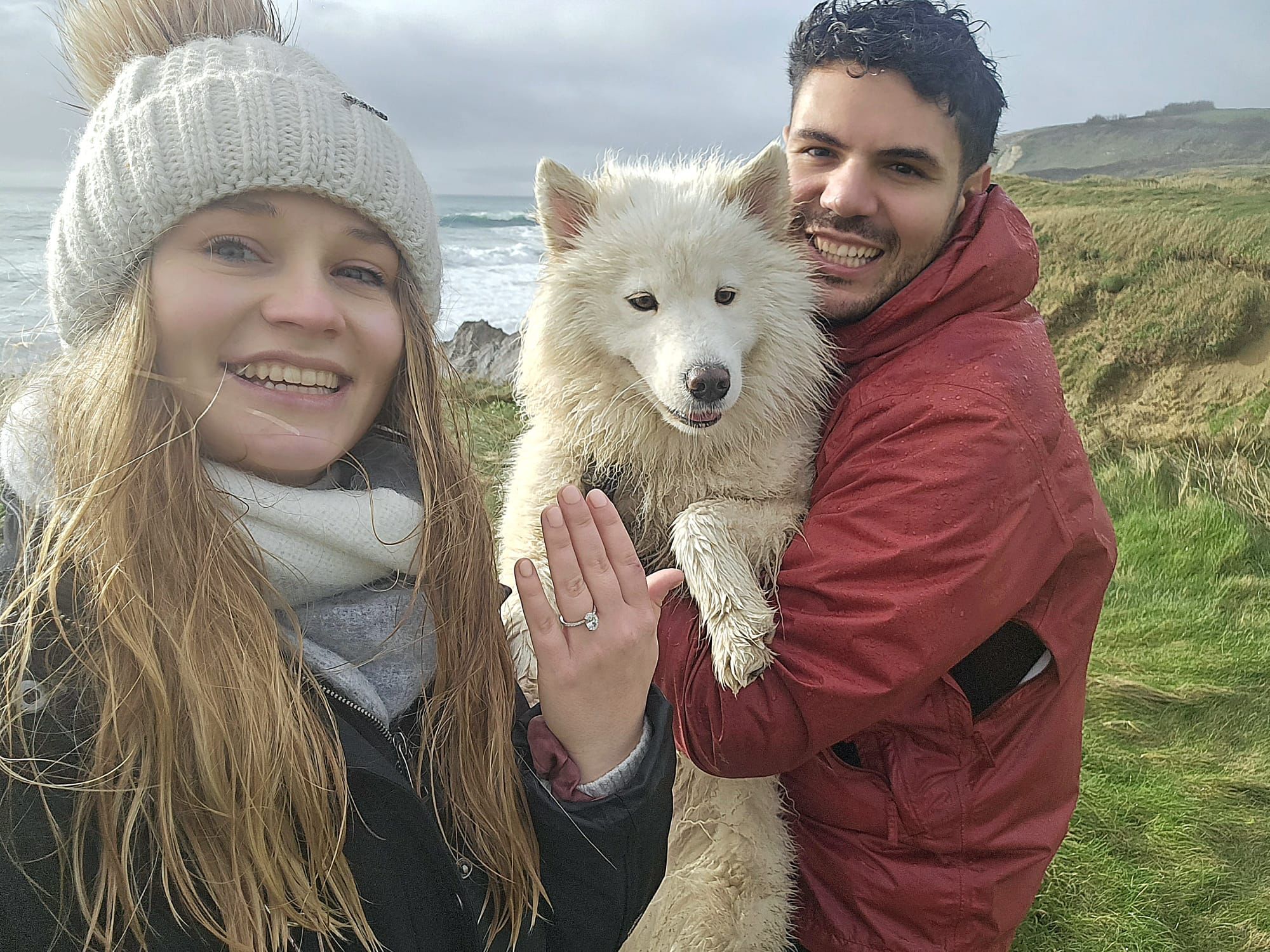 Kat & WIll showing why were the number one engagement ring company!