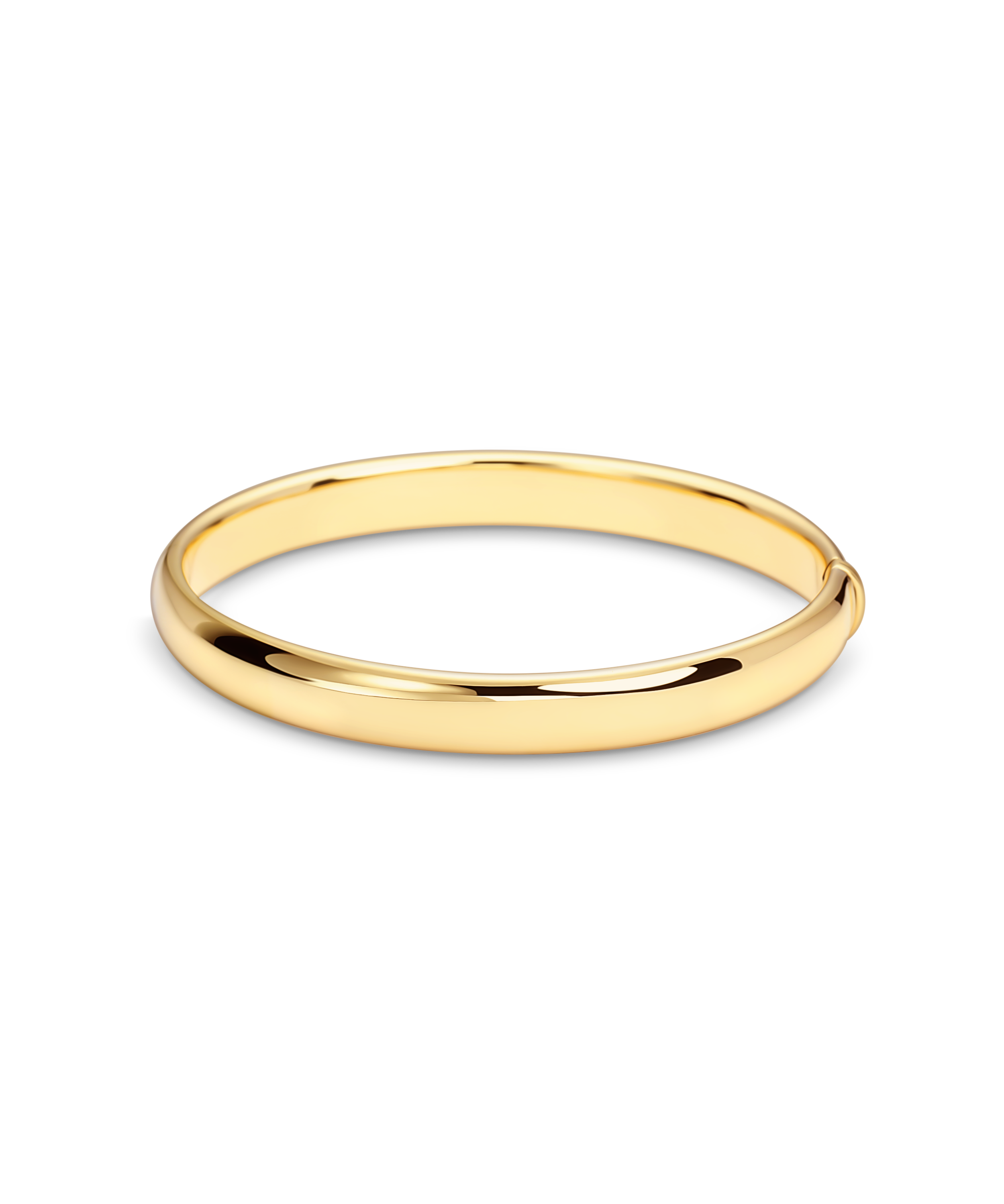 chunky gold bangle. 18 or 9 carat of recylced precious metal. Statement bracelet