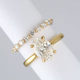 Round Diamond Eternity Ring – Half Set with Shared Claws