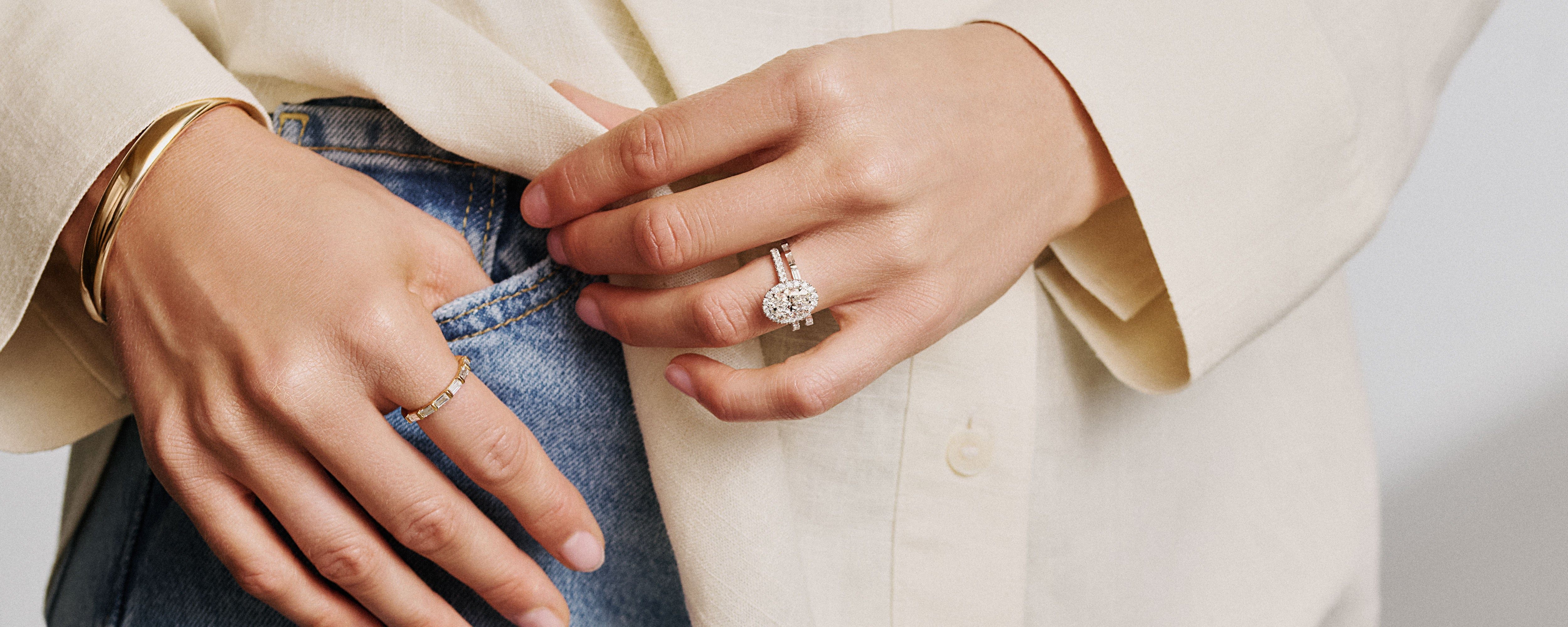 Oval Lab Grown Diamond Engagement Ring