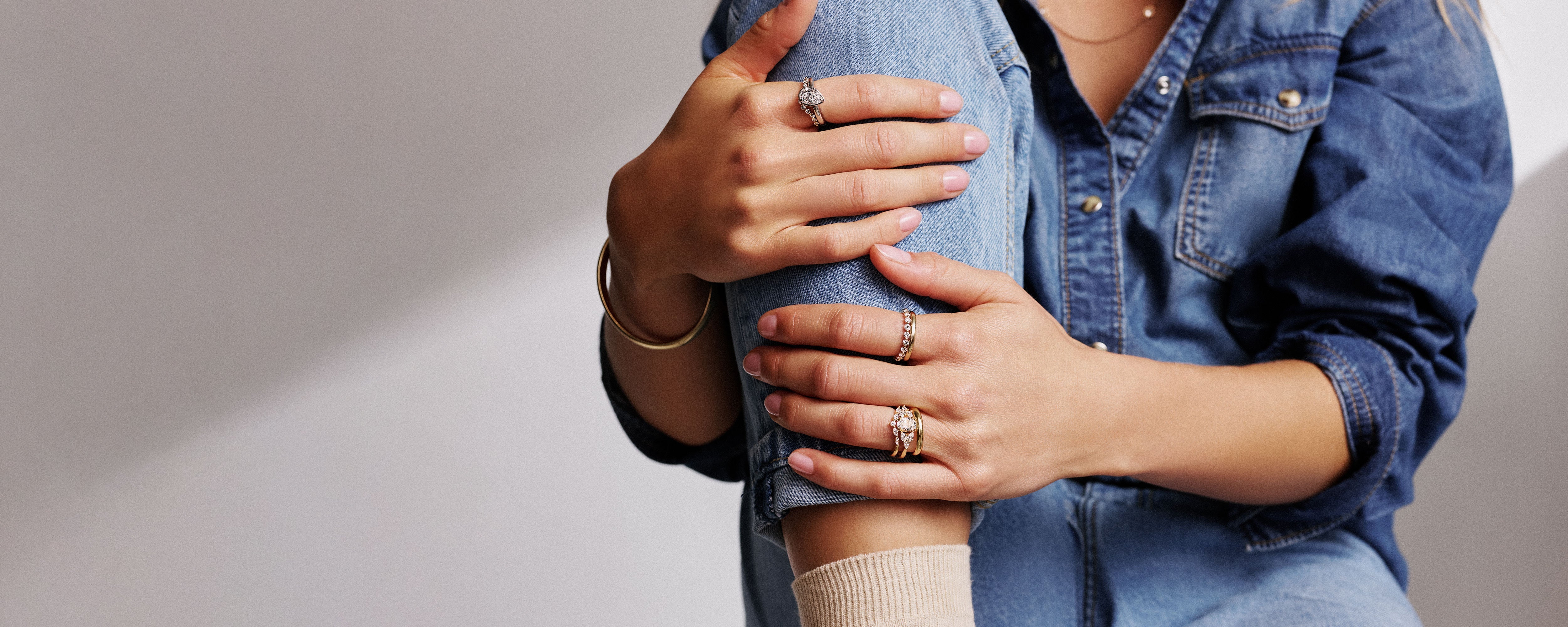 Shaped Weddings Rings