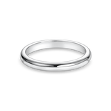 D-Shaped Wedding Band