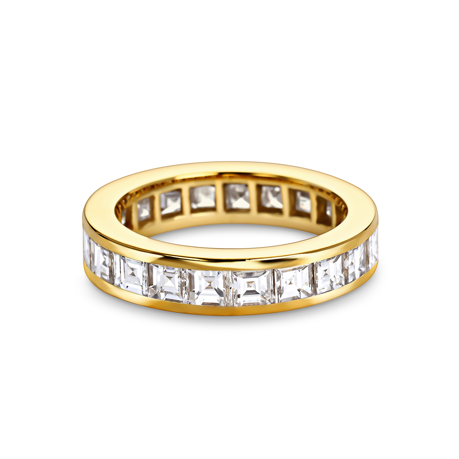 Carré Cut Diamond Eternity Ring