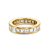 Carré Cut Diamond Eternity Ring