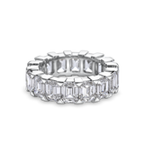 Emerald Cut Diamond Eternity Ring