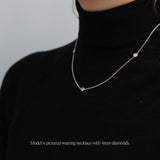 Spectacle Set Five Diamond Necklace