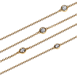 Round Diamond Sprinkle Necklace