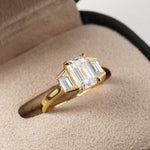 Custom Trilogy Engagement Ring