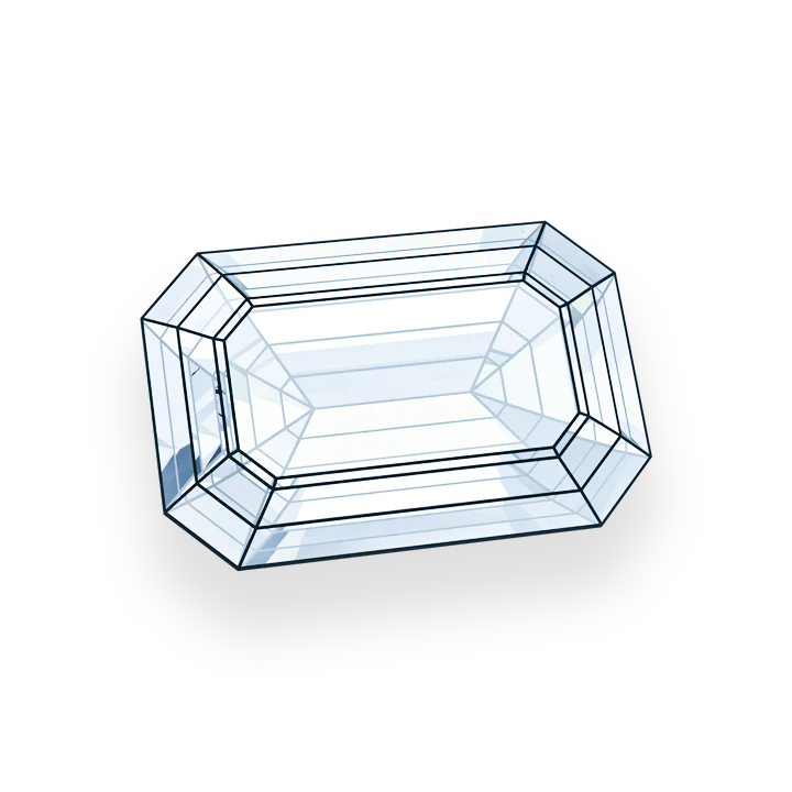 Emerald-Cut Lab Grown Diamond Engagement Rings