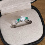 Custom five Stone engagement ring
