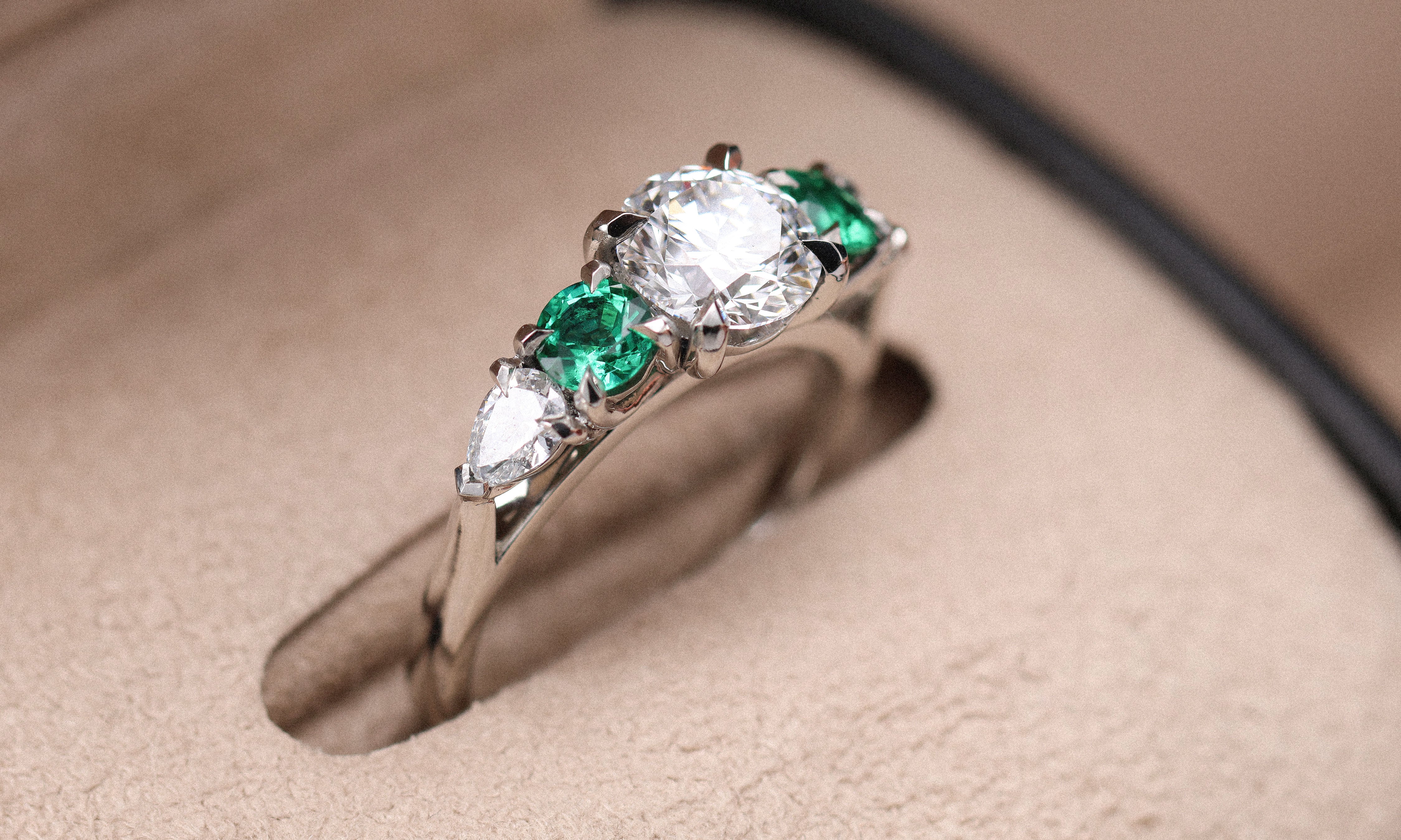 Custom Five Stone Engagement Ring