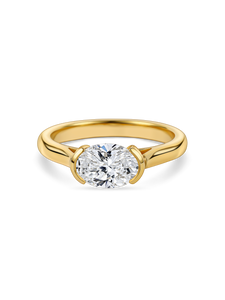 East-West Oval Solitaire