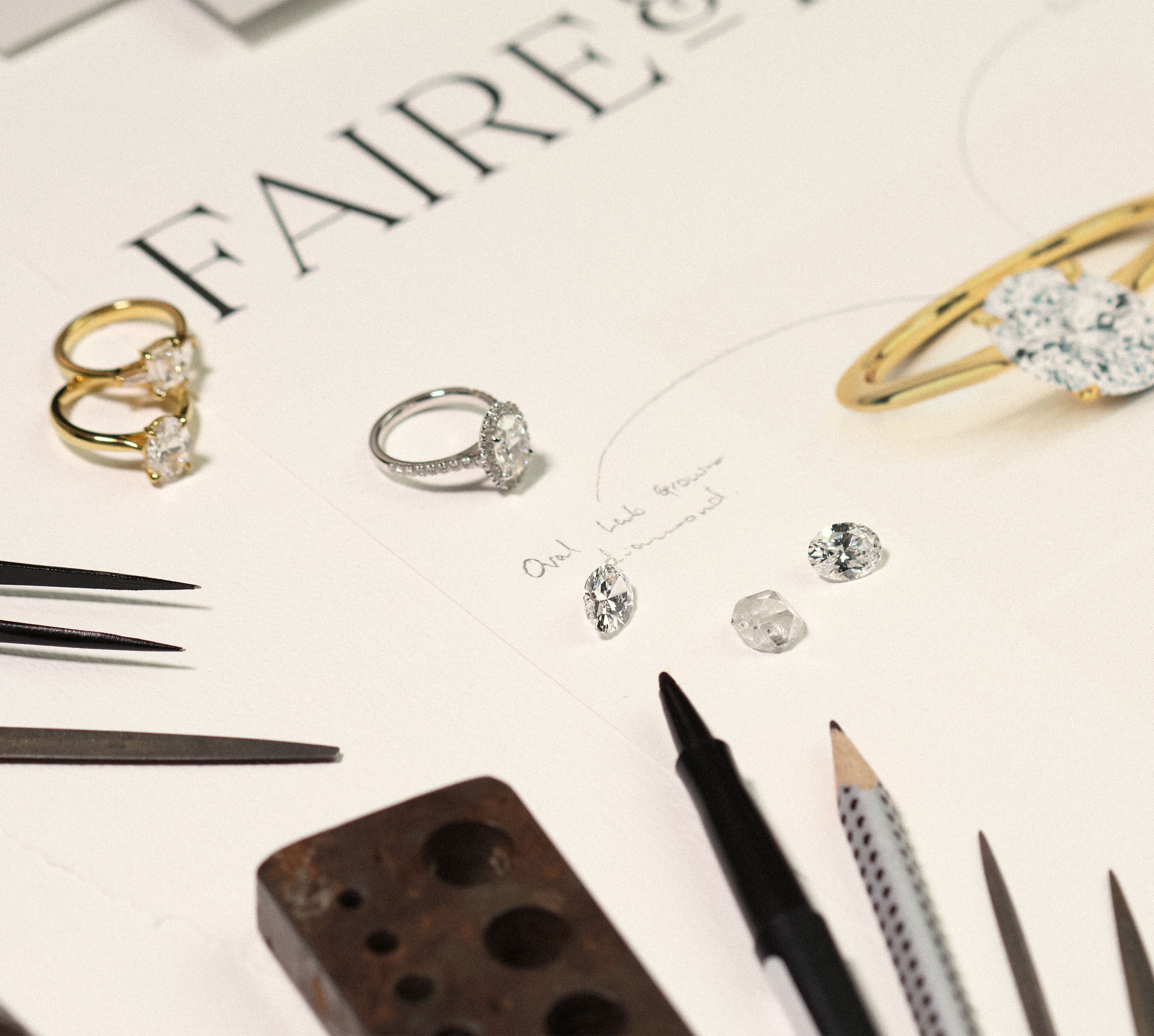 Lab Grown Diamond Engagement Ring & Jewellery Design Process