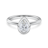 Rubover Pear Cut Diamond