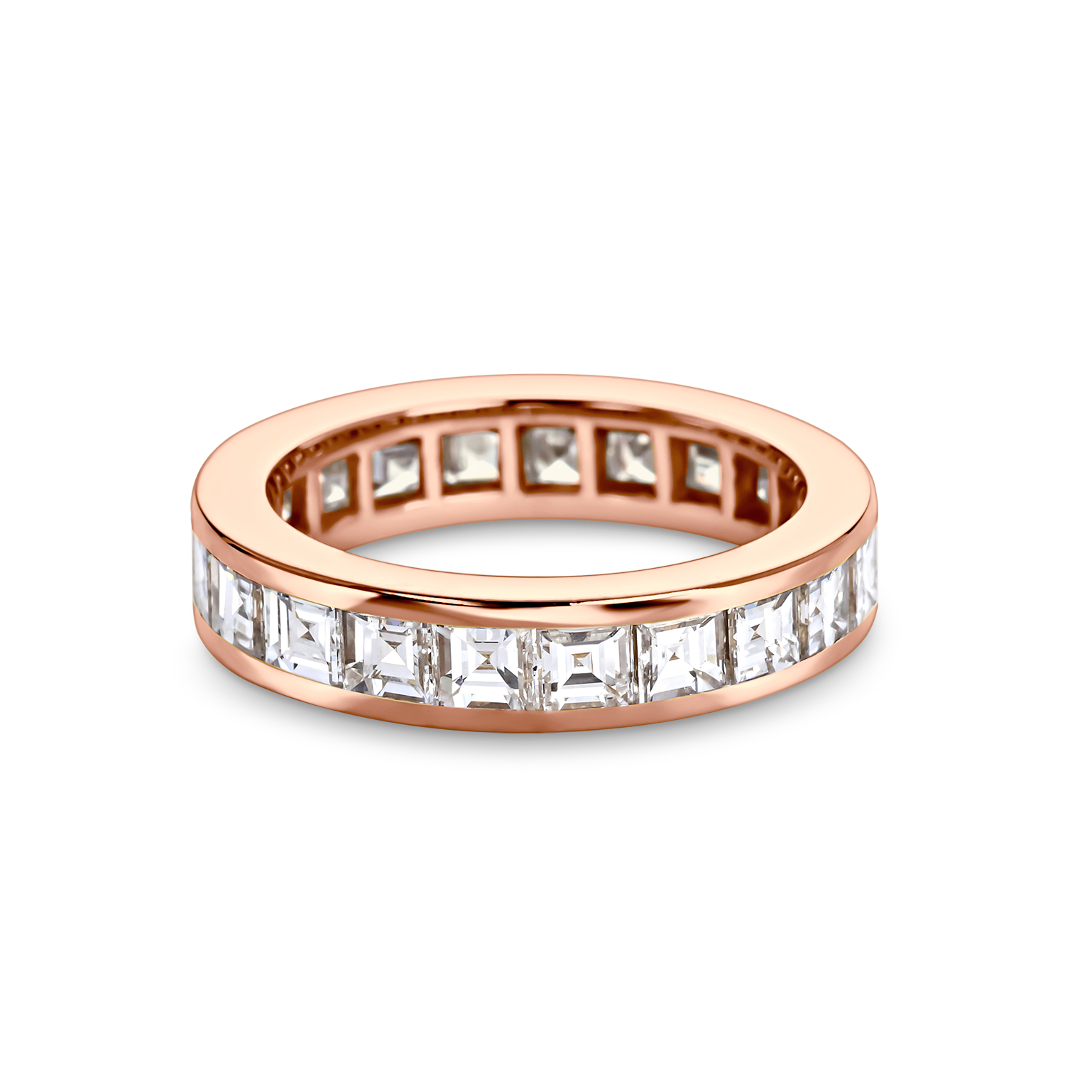 Carré Cut Diamond Eternity Ring