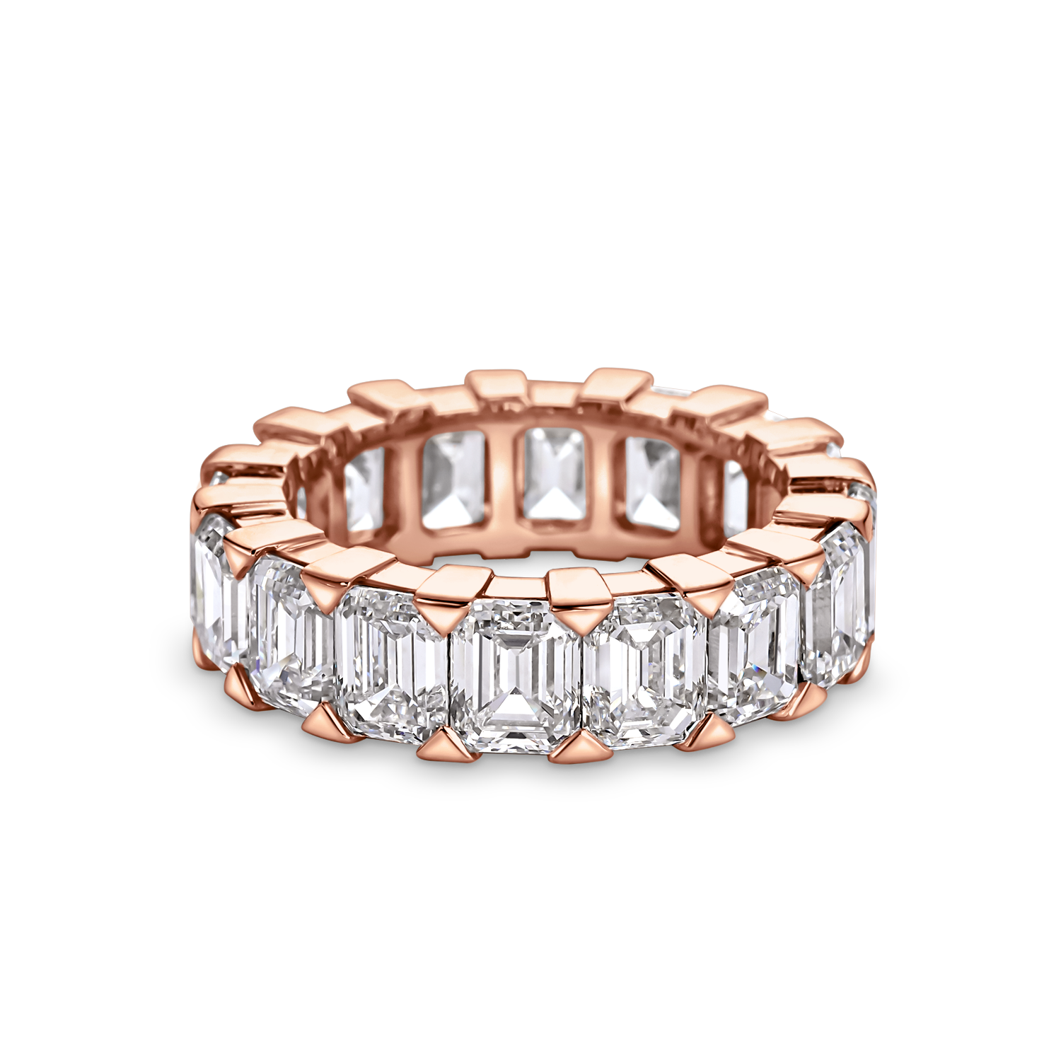 Emerald Cut Diamond Eternity Ring