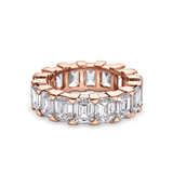 Emerald Cut Diamond Eternity Ring