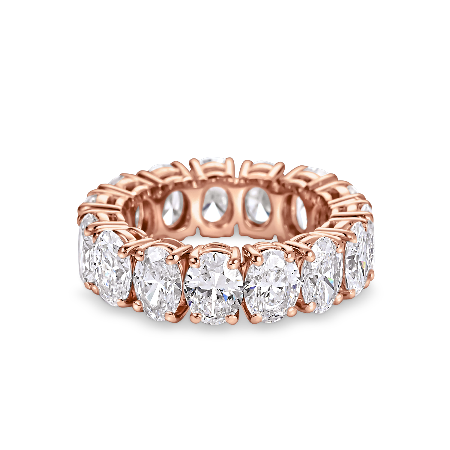 Oval Diamond Eternity Ring