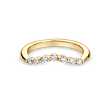 Low Profile Round Diamond Shaped Band