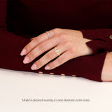 Floral Oval with Pear Cut Diamonds