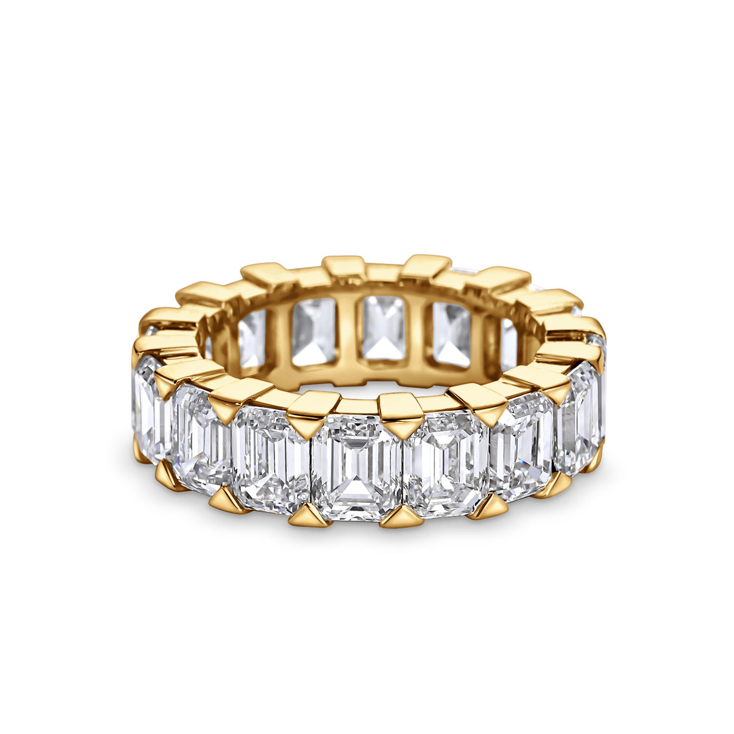 Emerald Cut Diamond Eternity Ring