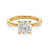 Round Diamond Solitaire