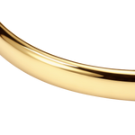 chunky gold bangle. 18 or 9 carat of recylced precious metal. Statement bracelet close up