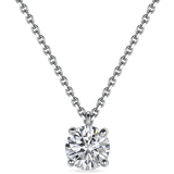 Round Diamond Solitaire Pendant