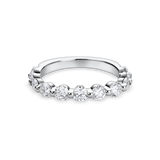 Round Diamond Shared Claw Band