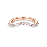 Marquise Diamond Shaped Band
