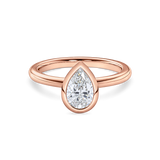 Rubover Pear Cut Diamond