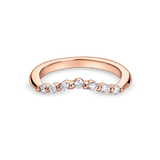 Low Profile Round Diamond Shaped Band