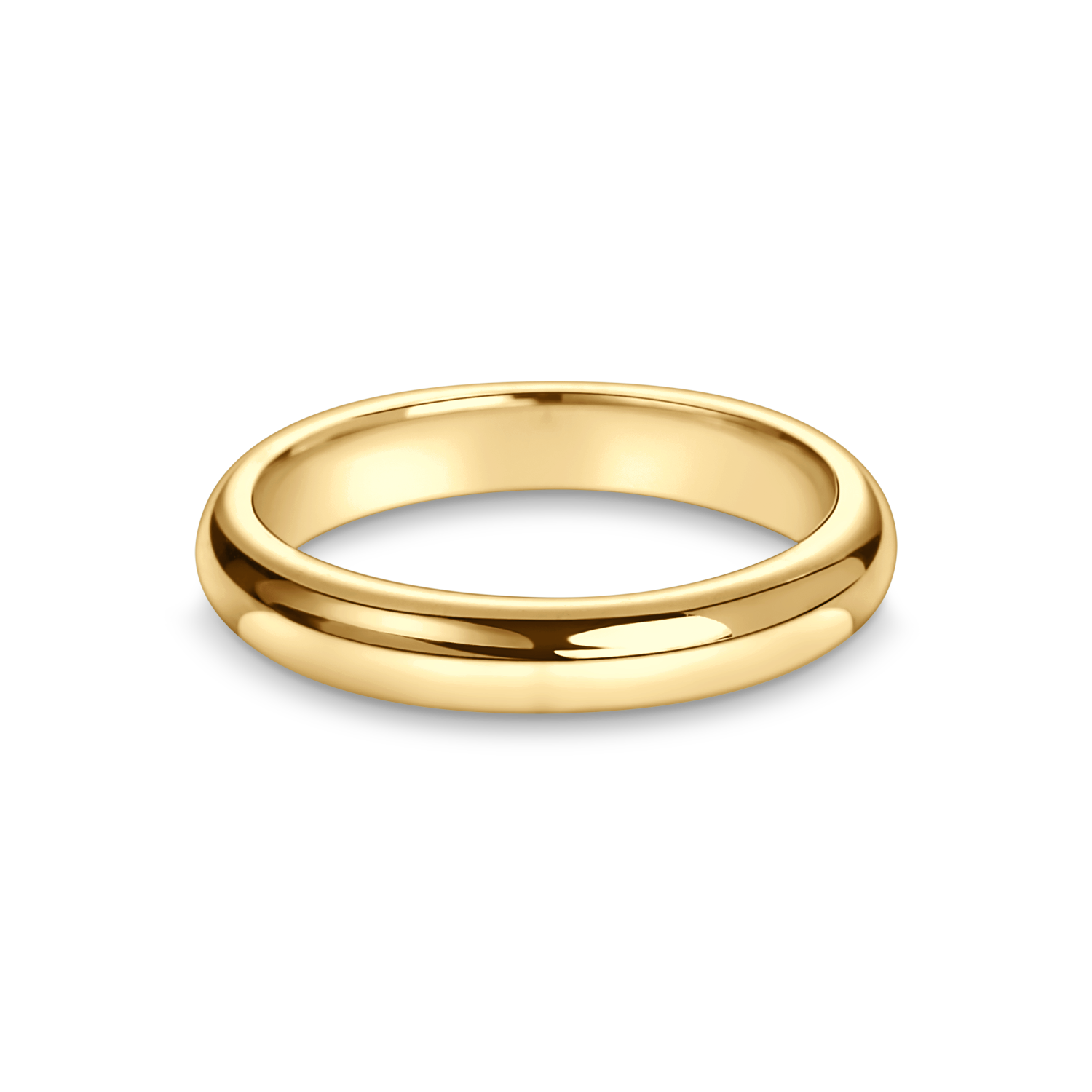 Court Shaped Wedding Band