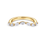Marquise Diamond Shaped Band