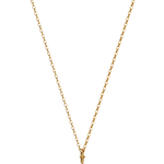 2 carat lab grown diamond pear shaped yellow gold vintage inspired diamond pendant zoomed out