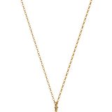 2 carat lab grown diamond pear shaped yellow gold vintage inspired diamond pendant zoomed out